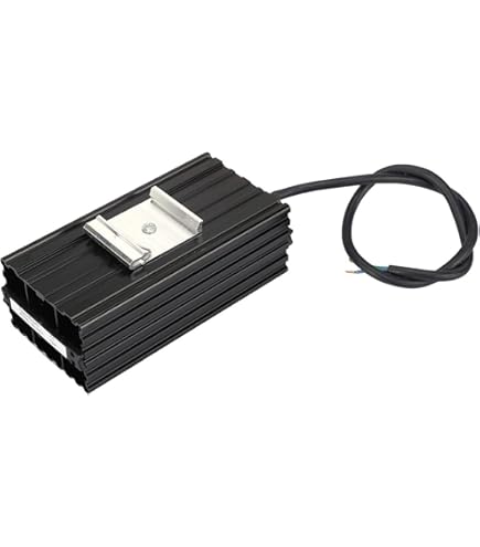 Keenso HG040-75W verwarmingselement, schakelkastverwarming, 120-240 V, aluminium, constante temperatuur, schakelkastverwarming, luchtverwarming, thermostaatverwarming voor industriële