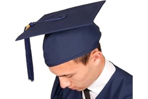 GRADUATION ATTIRE Traditional Graduation Cap/Mortarboard in 7 Colours - Children & Adult Sizes
