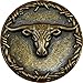 Produktbild Longhorn Ring aus Schublade zieht Möbelknopf Western Southwest Decor Texas, messing antik-optik, 1 3/4 Inches Diameter