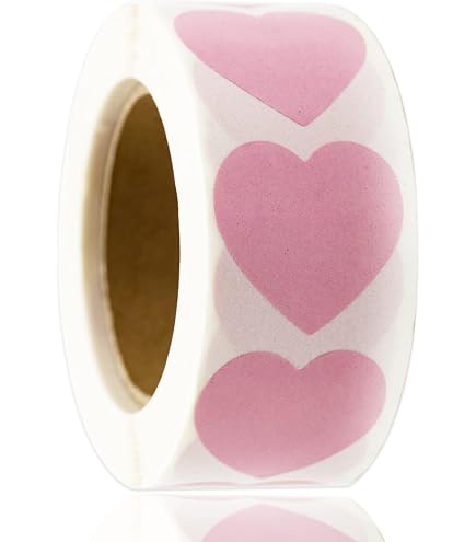 FINGERINSPIRE 300 Autocollants Coeur Scratch Off Dorés - Étiquettes à Gratter Pour Cartes DIY, Loteries Et Cadeaux