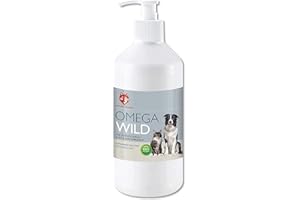 Healthy Hounds Wild Fish Oil for Dogs - 1 L - Dog Supplements with Higher Omega 3 for Joints, Skin, Coat & Heart Health – Food Grade Cat & Dog Supplement with Vitamin E