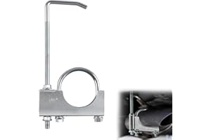 HAFRILY 2.5 Inch Universal Exhaust Hanger for Car Truck SUV with Exhaust Clamp Bracket Heavy Duty Rubber Mount Bracket for Fixing Exhaust System Silencer Pipe and Suspension Parts