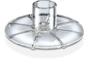 bamix PowderDisc Accessoire de processeur, extension de la fixation du processeur pour petits aliments, passe au lave-vaisselle, transparent