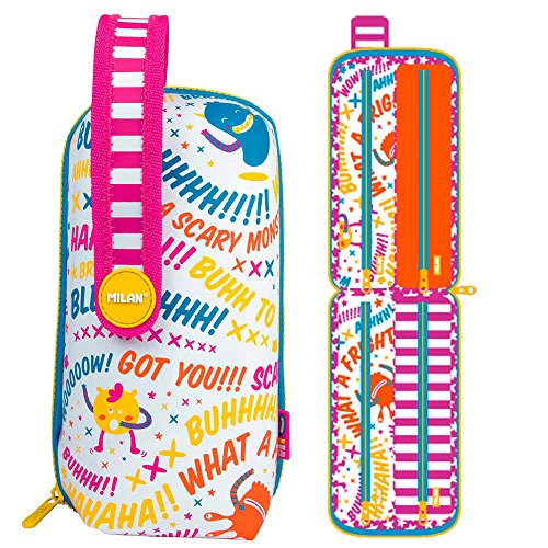 Estuche Milan Scary Monsters II Handly Multipencilcase 31 Piezas