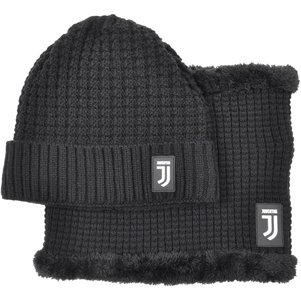 Cappello in lana con patch logo