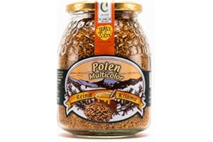 REINA KILAMA Polen de Abeja natural. Polen seco para consumo humano. Polen de abejas origen España 100% en envase de 480 grs. Polen fresco abeja natural. Constituye un estimulante y compensador vitamínico-mineral.