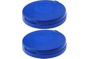 VGOL 2 Piezas Tapa Lavaparabrisas Repuesto 643238 Compatible con Citroën Berlingo C4 DS5 Jumpy Compatible con Peugeot 308 Expert Partner Tapa Depósito Limpiaparabrisas Azul