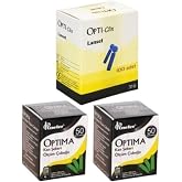 OPTIMA Kan Sekeri Cubuk (Strip) 2 Kutu (100 Adet) + 1 Kutu (100 Adet) Opti-clix Parmak