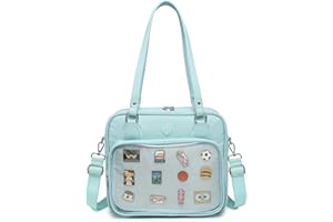 CHERRY SAUCE Oxford Ita Bag Crossbody-Tasche Umhängetasche Messenger Rucksack Mehrzweck-Pins Display