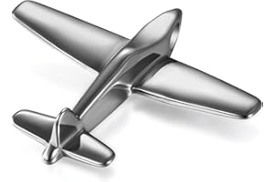 JewelryWe Collana da Ragazzi,in Acciaio Inossidbaile, Ciondolo Forma Aereo, Colore Scelta, Regalo Bambini