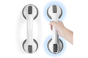 ACWOO Uchwyty dla seniorów, 2 sztuki, przyssawka, uchwyt prysznicowy z uchwytem do wanny, uchwyt podporowy, prysznic bez wiercenia, do łazienki, wanny, prysznica, uchwyty bezpieczeństwa dla seniorów i