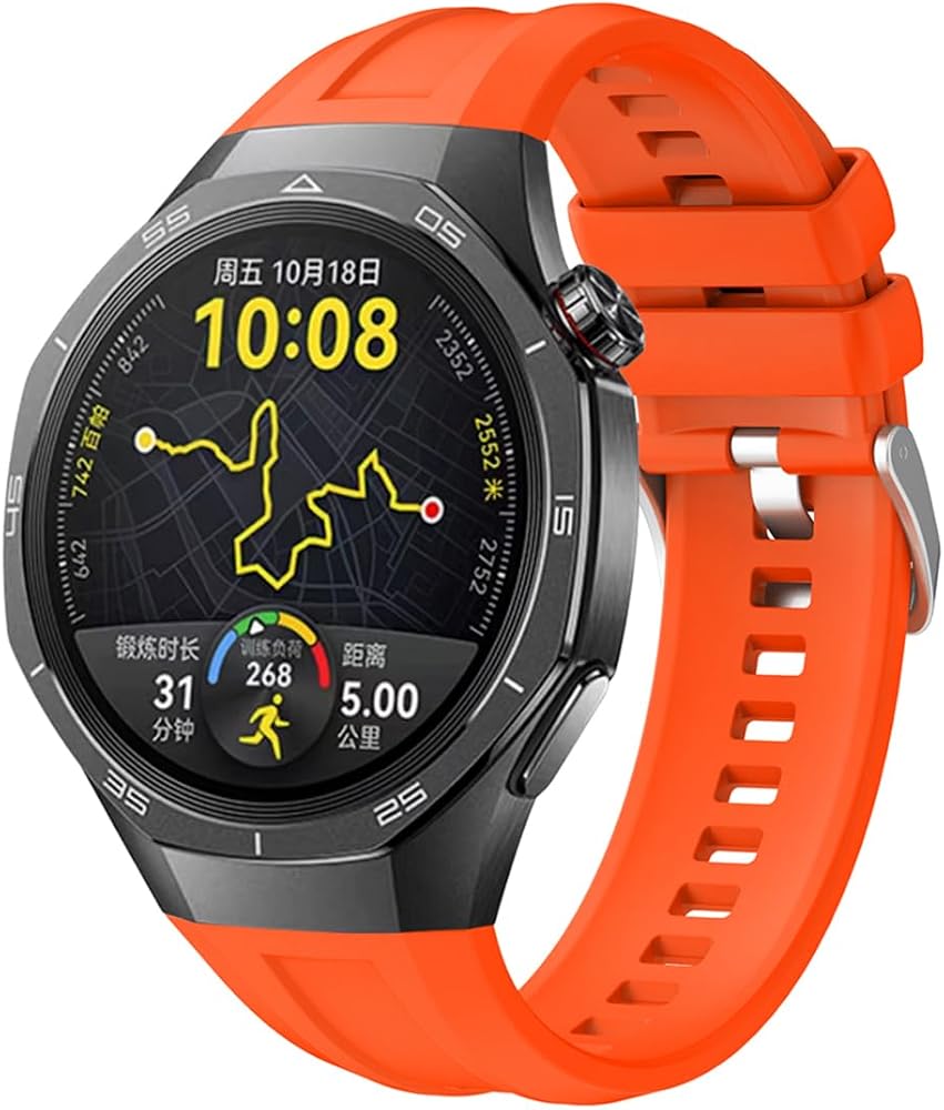 CONSTRAIN - Huawei Watch GT 6/5/4/3/2 Pro 46mm Kordon Spor Silikon Band Lansman 1e1 ile Uyumlu 130