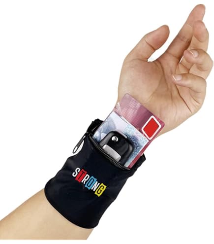 NEWZILL Handgelenk-Geldbörse Mit Reißverschluss – Ideal Für Sport, Laufen, Fitness & Alltag – Schweißband & Tasche In Einem NEWZILL Handgelenk-Geldbörse Mit Reißverschluss – Ideal Für Sport, Laufen, Fitness & Alltag – Schweißband & Tasche In Einem