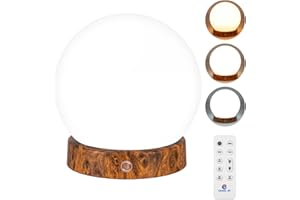 Deng Jr Sad Lamp, 10,000 Lux Sad Light Therapy Lamp with 360° Effective Field, UV-Free Sun Light Lamp with Remote Control, Adjustable Colors/Brightness and Timer, Daylight lamp for Home/Office