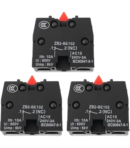 1 Stück Xb2 Zb2be102c (NC) Kontaktblock Zb2-be101c (NO) (Farbe: ZB2-BE102C NC