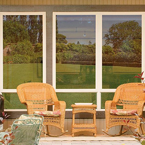 LifeTree-Film-Solaire-Fentre-Electrostatique-Anti-Chaleur-Anti-Regard-Adhsif-Occultant-Noir-Film-Vitrage-pour-Maison-Bureau-Magasin-Noir-60-x-200-cm-Teint