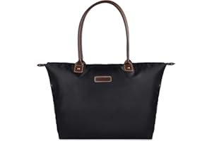 NOTAG Tote Bag, Stylish Waterproof Nylon Tote Handbag Ladies Tote Shopping Bag for Travel Beach