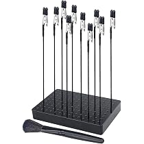 Support De Peinture Avec 20 Pinces Crocodiles – Base Stable, Clips Amovibles, Pour Modélisme Et Aérographe
