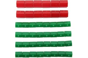 Sarini 44 pièces de Rechange pour Jeu Monopoly Maisons en Plastique Pièce de Jeu Accessoires supplémentaires pour Les Amateurs de Jeux de société