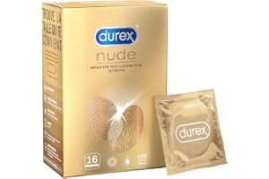 Durex Nude kondomer, 16 extra fina kondomer, hudkänsla