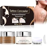 Tattoo Concealer, Tattoo Concealer, Tattoo Concealer, Tattoo Concealer, 20g+20g (Dark + Clear)