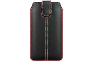 gtsk Universal Mobile Phone Case for Smartphones from 6.6 - 6.8 Inches Black / Red