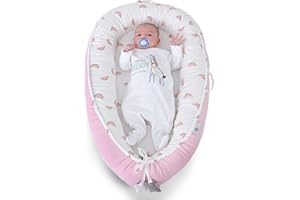 YGJT Baby Nest Pod Newborn Sleeping Pods for Babies 0-12 Months, Newborn Sleep Nest Breathable Soft Bassinet Mattress, Portable Adjustable Baby Pod for Travel, Baby Girls Boys Gifts
