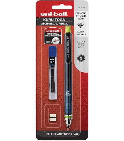 Uni Kuru Toga Metal Mechanical Pencil 0.5mm - Auto Lead Rotation With All-Metal Body (Phantom Grey)