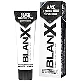 Blanx Pasta Dentifricio Sbiancante e Antimacchia ai Licheni Artici, Formula Nera, 75ml