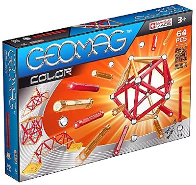 Geomag - 253 - Color - Jeu de Construction - 64 Pièces