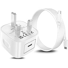 iPhone 15 USB C Charger, [MFi Certified] 20W PD USB C Fast Charger Plug with 6FT USB C to C Cable for iPhone 15/15 Plus/15 Pr