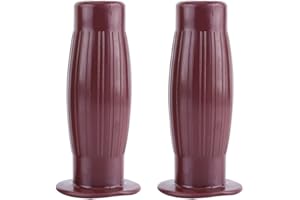 VGEBY Motorcycle Handlebar Grips, Motorcycle 7/8" Rubber Handlebar Grips Coke Bottle For Yamaha Kawasaki Harley