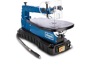 Scheppach Dekupiersäge mit flexibler Welle DECO FLEX SL | 2in1 Funktion - Sägen & Schleifen | Schnitthöhe/-tiefe: 50/405 mm | Variable Hubzahl 550 – 1500min-1 | Tisch beidseitig schwenkbar +/-45°