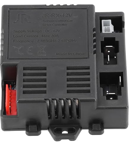 DAZZLEEX JR-RX-12V 6V Coche eléctrico para niños Bluetooth Receptor RC JR1958-2S JR1738RX (JR1858RX 12V
