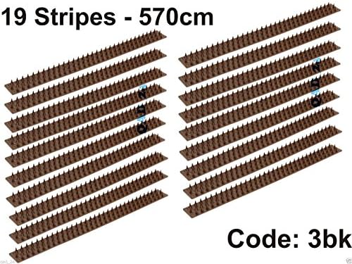 Anti Climb Fence Wall Spikes / Intruders Gates Sheds (19 Strips - 570 cm)