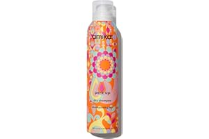 amika perk up talc-free dry shampoo spray - oil-absorbing dry volume shampoo with rice starch + sea buckthorn - instantly refreshes roots, reduces odor + boosts volume - invisible finish (233 ml)