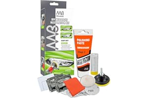 Ninabei Kit de restauración de Faros de Automóviles con Pulido Restaurar amarillentos,Faros turbios,o Desgastados,pulir Faros Coche (restauracion de Faro)
