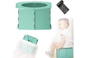 auvstar Pot pour bébé,Pliante Toilettes pour enfants,Trainer WC Pour Chaise,Portable Siège pour Voyage ExtérieurToilette de Camping,Convient pour 12-36mois