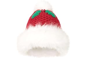 Mountain Warehouse Mrs Clause Womens Christmas Pom Beanie - Warm Ladies Winter Cap, Breathable Hat Cap, Easy Care - Best for Travelling, Walking & Camping