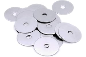 SINGULARITY SUPPLIES M6 (6mm x 30mm) Flat Repair Washer (Large OD) - Stainless Steel (A2) (Pack of 20)