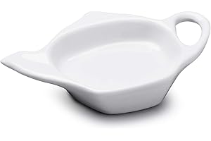 WM Bartleet & Sons 1750 T271 Traditional Porcelain Tea Bag Tidy, 12x8cm – White