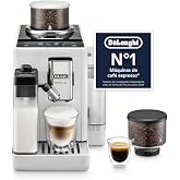 De'Longhi Rivelia &ndash; Superautomatic Coffee Maker 16 Beverages White | Automatic Coffee Maker, Milk Frother LatteCrema, Interch