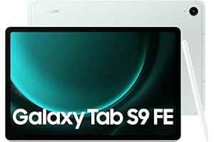 Samsung Galaxy Tab S9 FE Tablet with S Pen, 128GB, Long-lasting Battery, Mint, 3 Year Manufacturer Extended Warranty (UK Version)