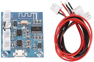 YWBL-WH Carte amplificateur Bluetooth 5W+5W Double Canal Module de carte d'amplificateur Bluetooth mini 4.2 haut-parleur stéréo de circuit Module numérique, DC 5V