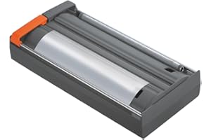 Blum AMBIA-LINE Folienschneider | 2-in-1 Cutter für Frischhalte- & Alufolie bis Ø 46 mm | faltenfreies Abrollen & sauberes Schneiden | Küchenhelfer mit modernem, platzsparendem Design | Oriongrau