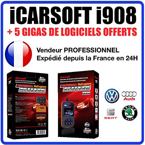 Valise Diagnostique VOLKSWAGEN AUDI SEAT & SKODA - iCarSOFT I908 - VAG COM VAS