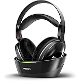 Philips SHD8850/12 Cuffie Auricolari Wireless Hifi (Suono Eccellente, Audio Hi-Res, 30 m di Portata, Stazione Docking, Cuscin