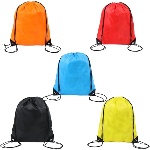 Borsa A Tracolla Con Coulisse, Borsa Zaino Con Coulisse Sportiva Con Tasca Con C - Foto 2