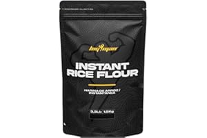 BIG MAN Farine de riz instantanée - 1 kg - Saveur biscuit noir