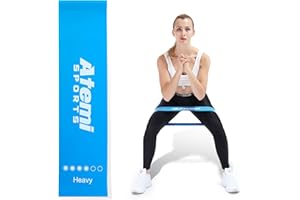 ATEMI SPORTS Resistance Band for Glutes [Sold Singly] | Extra Wide Exercise Bands for Leg & Booty Workouts | Resistance Loop Bands for Women & Men